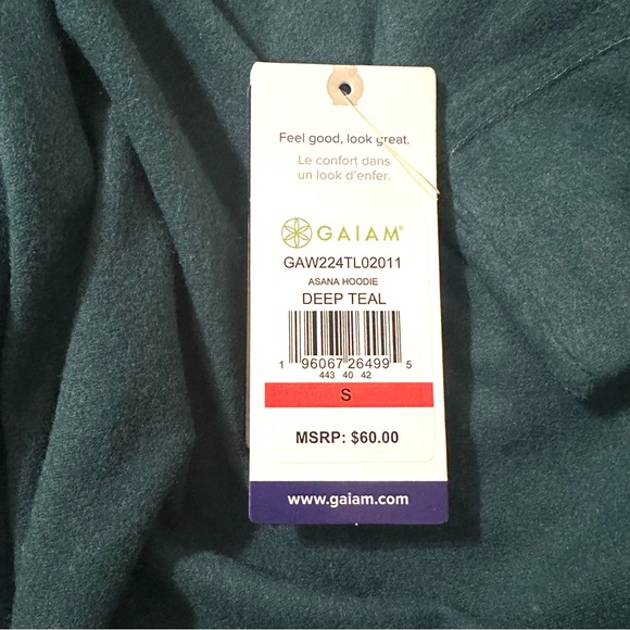 GAIAM Yoga Hoodie Sweatshirt Sweater Top Pullover Active Sport Athleisure - Picture 8 of 9
